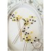 Кристални украшения за коса за абитириентски бал - дизайнерски фуркети в жълто и черно Queen Bee by Rosie